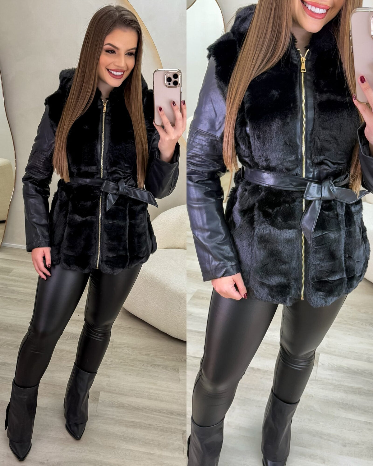 PARKA JÚLIA PRETA